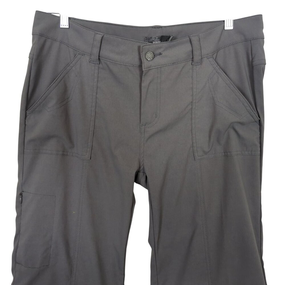Prana Women’s Monarch Convertible Gray Hiking Outdoor Pants or Shorts sz 14 - Picture 3 of 16